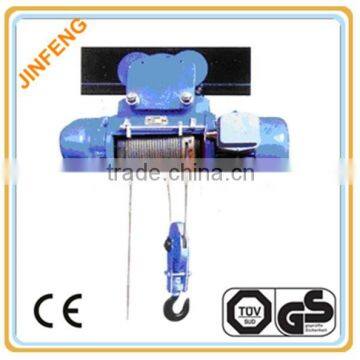 Drum With Up Down Stop Switch Electric Wire Rope Hoist Tensioner