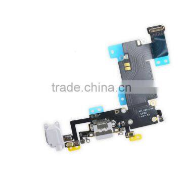 Dark Grey Charger Flex for iPhone 6s Plus Headphone Jack Audio with Dock Connector Flex Cable