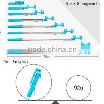 2015 Fashion Mini Monopod,Cable Selfie Stick Monopod, for Christmas Gift photo-5