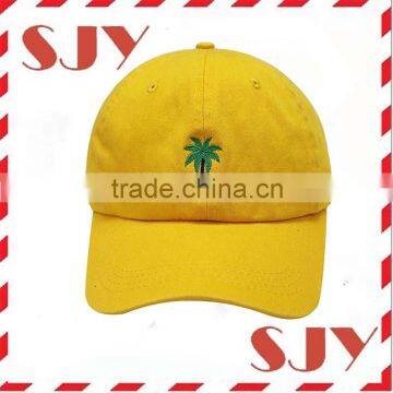 100%cotton twill low profile custom embroidery baseball sport cap