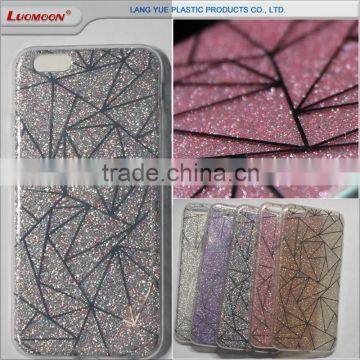 double IMD printing tpu transparent flip back cover case for oppo f1 a35 a35t neo 7