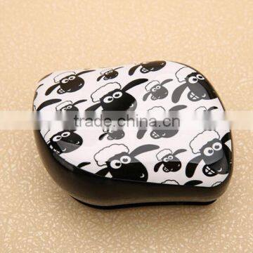 Newest Korea Style Wholesale Head Massage Rainbow ABS Hairdressing Comb photo-3