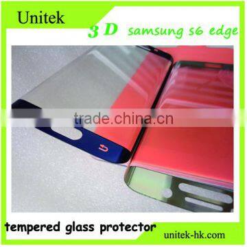 Factory Low Price!Premium Perfect For Samsung s6 Edge Electroplating With Wire Drawingblue Tempered Glass Manufacturer/wholesale photo-6