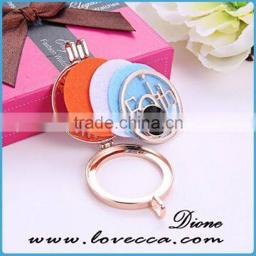 2016 New Design Locket Round Fashion Aromatherapy Perfume Necklace photo-4