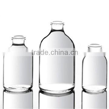 Soda-lime-silicate glass moulded injection vials for antibiotics