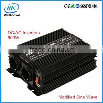 600W DC to AC Power Inverter with USB (two sockets)