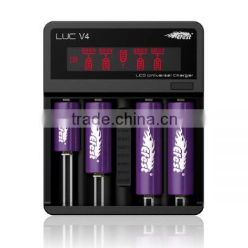 Efest 4 Bay Li-ion Charger 18650/26650 Li-ion battery charger LUC v4 4.2v smart charger