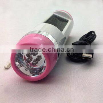 solar powerd Led Flashlight