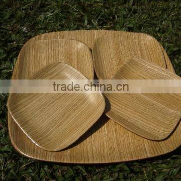 Wooden Tray, Assorted Size Teak Tray, Handle Tray, Anti-Slip Tray, Non-Slip Tray, Design Tray, Tray, Display Hotel, Serving Tray