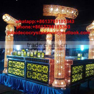 indain wedding pillar /crystal mandap ,wedding mandap for wedding decoration