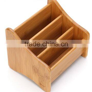 Bamboo Remote Control Sundries Bamboo Storage Box & Bin photo-2