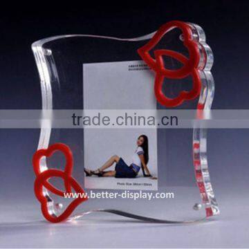 wholesale high quality clear acrylic 9 picture photo frame