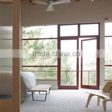 great quality hot sale aluminum frame glass door with frosted glass