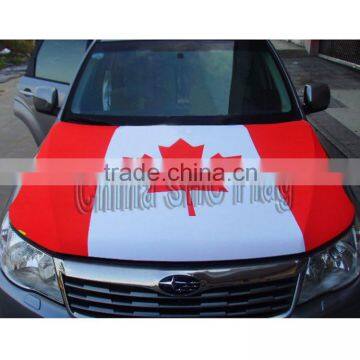 car engine flag hood