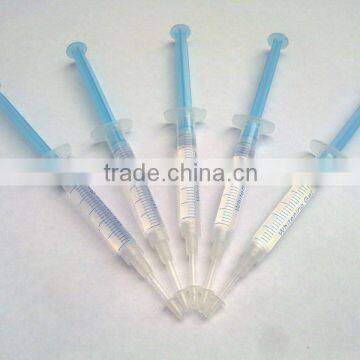 3ml 22% carbamide peroxide teeth whitening gel syringe, teeth whitening syringe, gel syringe, syringe gel for sale