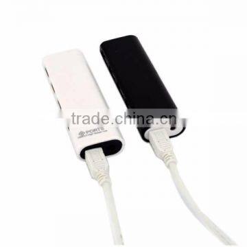 Rectangle Cuboid Shape Mini Slim USB 2.0 4Port USB Hub