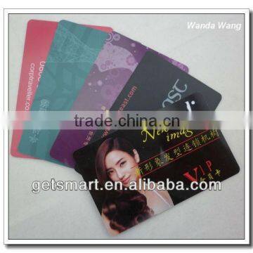 Colorful color free sample with fast delivery PVC Business Card