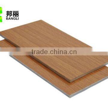 PVDF/PE ACP wall panel aluminum cladding office partition wall panel