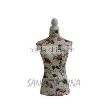 flower and branch printing elastic fabric Female Mannequin