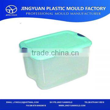 Plastic container mould household clothes storage container mould,food storage container mold manufacturer in huangyan china.