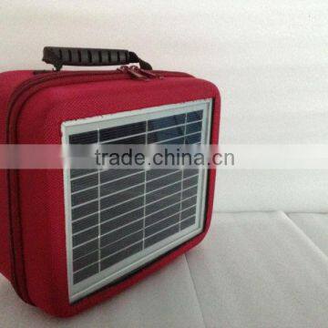 3W portable solar light solar outdoor lighting kits solar lamp with 4.4Ah lithium battery