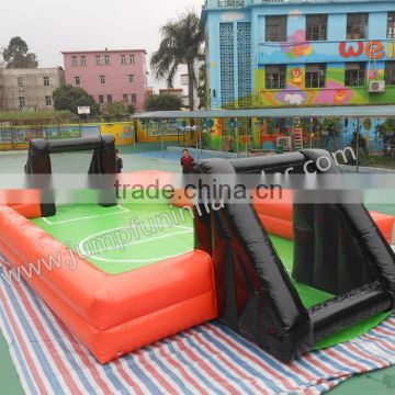 Europe quality Inflatable Human Babyfoot/Inflatable Soap Foosball Field for adults