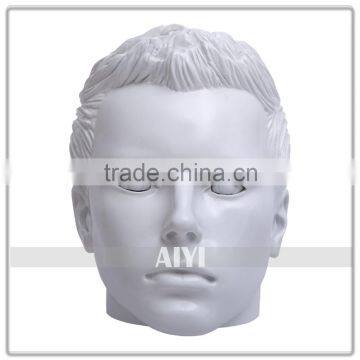 cheap plastic invisible male mannequin head for sale