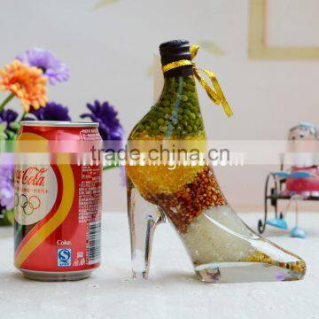 High Heel Shoe Shaped Glass Bottle For Storage/Beverage/Decoration