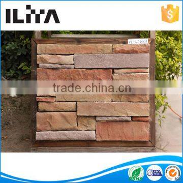 Attractive and durable white cement rock stone cladding wall tiles for indoor and outdoor