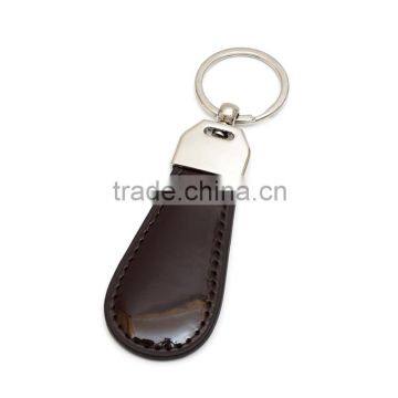 Red Black Heart Shaped Handmade Personalized Blank Leather Keyring /Leather Key Chain/Leather Keyfob photo-2