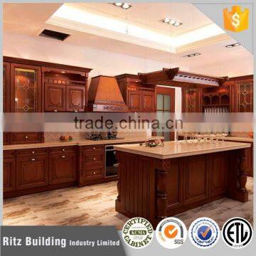 American style modern kitchen cabinet with kitchen bar