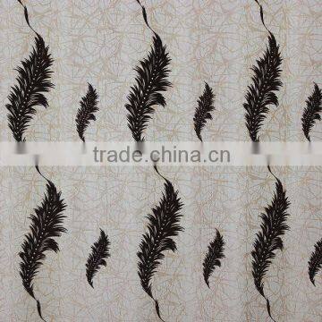 2016 Latesr Design Tree Pattern Jacquard Flocked Fabric photo-6