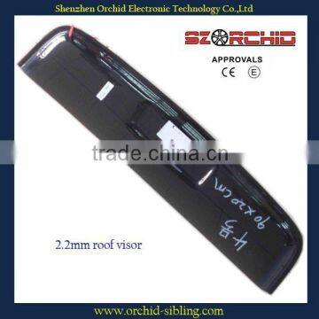 2.2mm acrylic transparent cheap roof visor