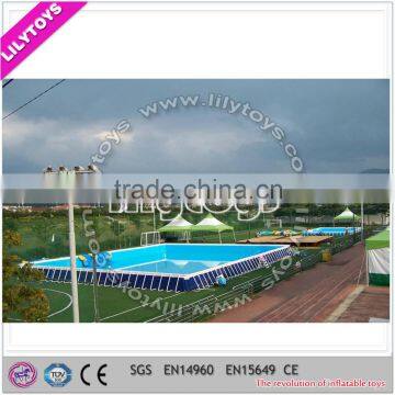 Hot Above Ground Stainless Steel Pools/inflatable Amusement Parkframe Pool/ photo-2