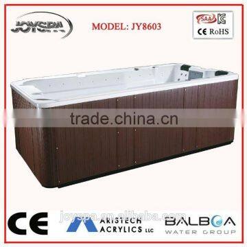 Balboa swim spa hrdromassage swimming pool spa mini swim spa 4 meters metal frame swimming poolJY8603