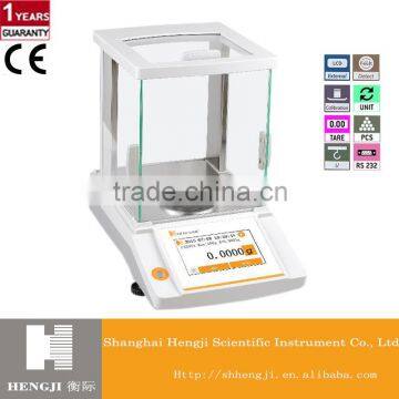 New model Touch Color Screen 210g/0.1mg Laboratory Analytical balance