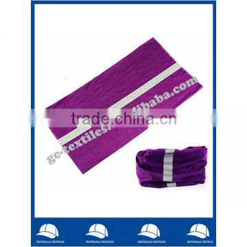 outdoor reflective stripe seamless bandana