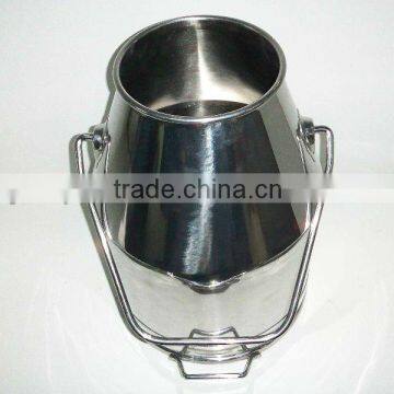 stainless steel milk bucket for milking machine