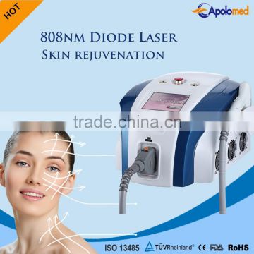 Apolomed laser diode hair removal machine skin rejuvenation 808nm laser diode