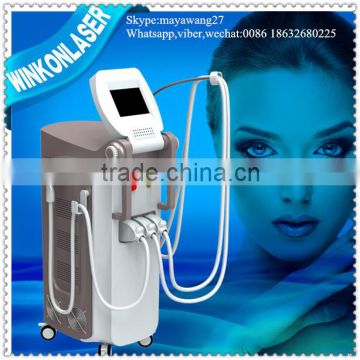 Acne Removal Ipl Laser Hair Removal Machine For Sale / Ipl Laser Beauty Wrinkle Removal / E Light Ipl Rf Nd Yag Laser 4 In 1