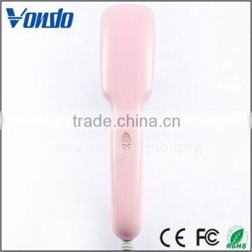 New design fast hair straightener Electric Straightening hair straightener brush lcd