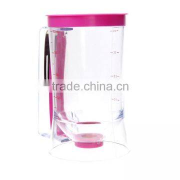 900 ML Hand Cake Peanut Butter Plastic Pancake Batter Dispenser photo-3