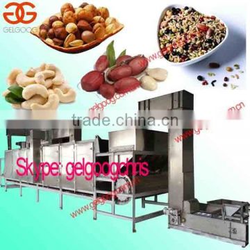 Continuous nut roaster/nuts roasting machine for sales