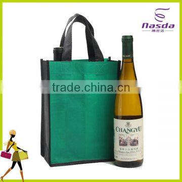 eco nonwoven 2 bottle wine bag