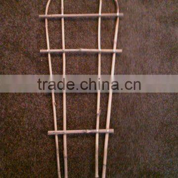 Natural Hooped Bamboo Ladder Trellis