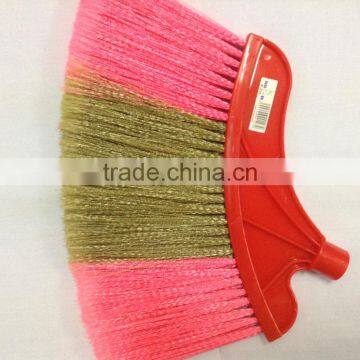 NYLON BROOM W/METAL HANDLE