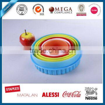 hot selling circle shape plastic cookie cutter