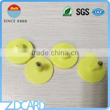 Round Shape ABS Animal RFID Sheep Ear Tag