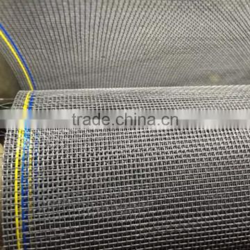 18x16 grey black color anti fire fiberglass insect screen mesh