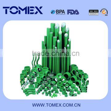 High effciency PPR pipe amd fittings supplier of all customerized types of pipe fitting